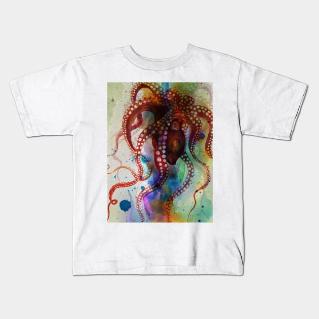 Octo Kids T-Shirt by LaurenceMinoza